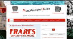 Desktop Screenshot of montefalcioneonline.it