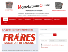 Tablet Screenshot of montefalcioneonline.it